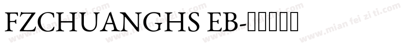 FZCHUANGHS EB字体转换